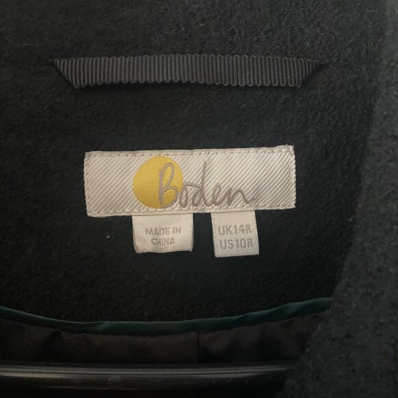 Boden Belted Textured Maxi Coat - Picture 2 of 8